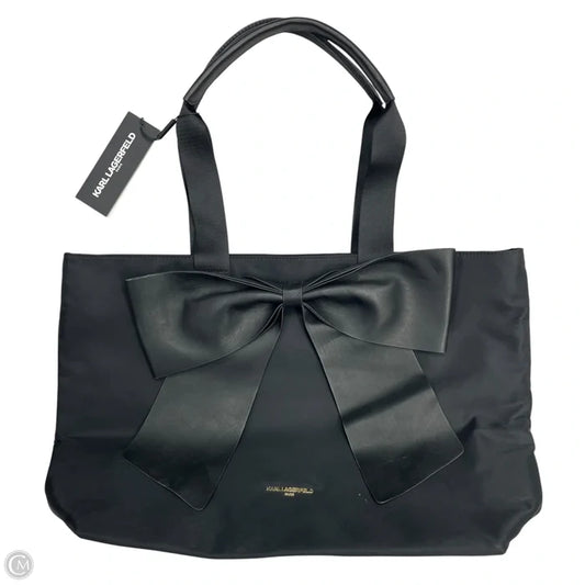 Tote Designer By Karl Lagerfeld, Size: Large