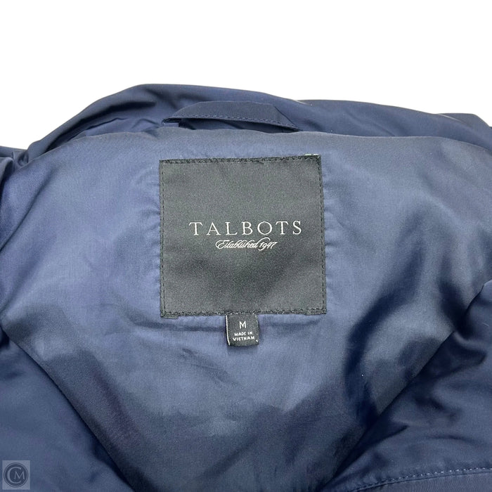 Vest Puffer & Quilted By Talbots In Navy, Size: M