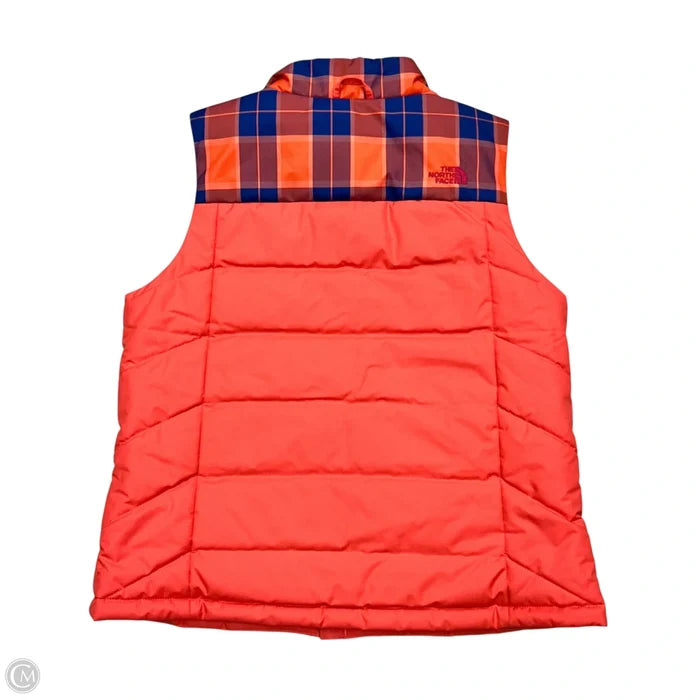 Vest Puffer & Quilted By The North Face In Blue & Red, Size: L