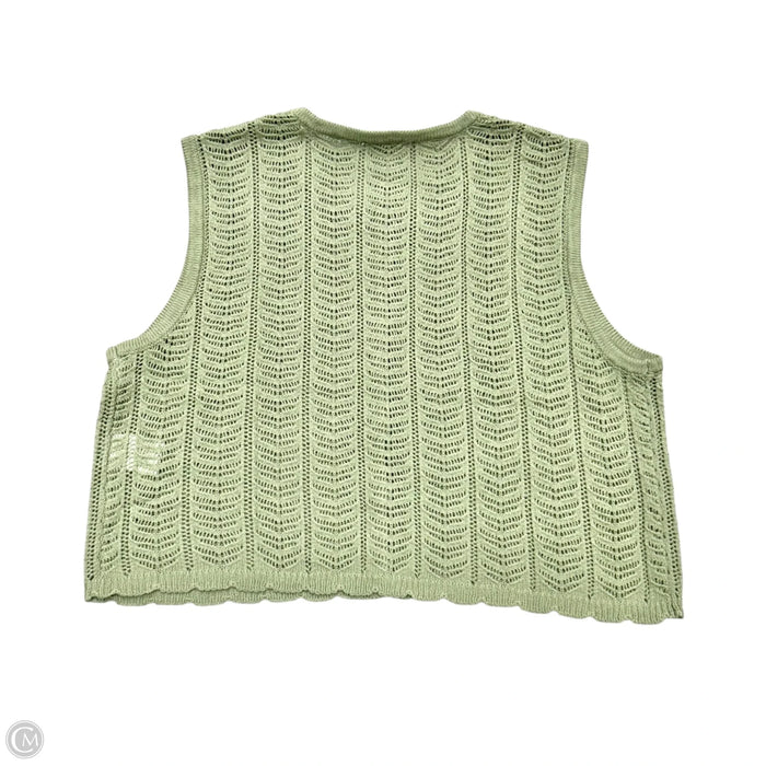 Vest Sweater By And Now This In Green, Size: Xl