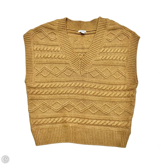 Vest Sweater By Pistola In Tan, Size: Xs