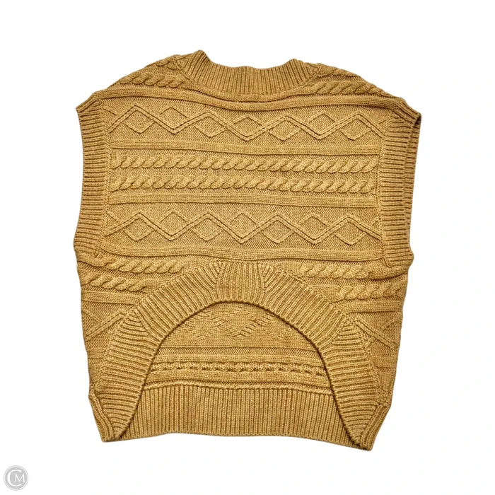 Vest Sweater By Pistola In Tan, Size: Xs