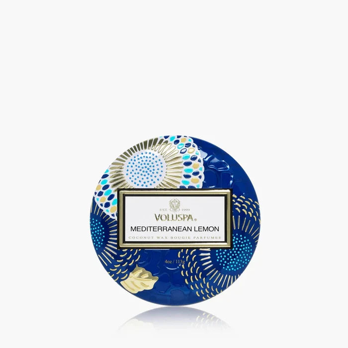Voluspa | Mediterranean Lemon Mini Tin Candle
