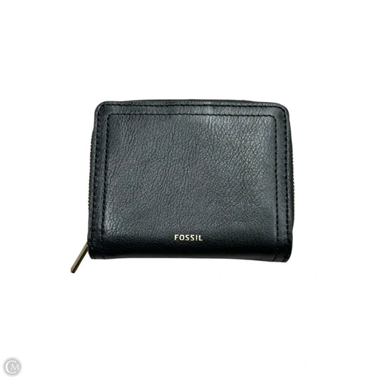 Wallet Leather By Fossil, Size: Small