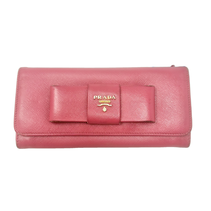 Wallet Luxury Designer By Prada, Size: Medium