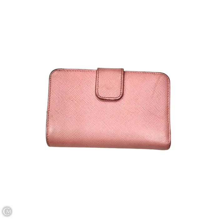 Wallet Luxury Designer By Prada, Size: Medium