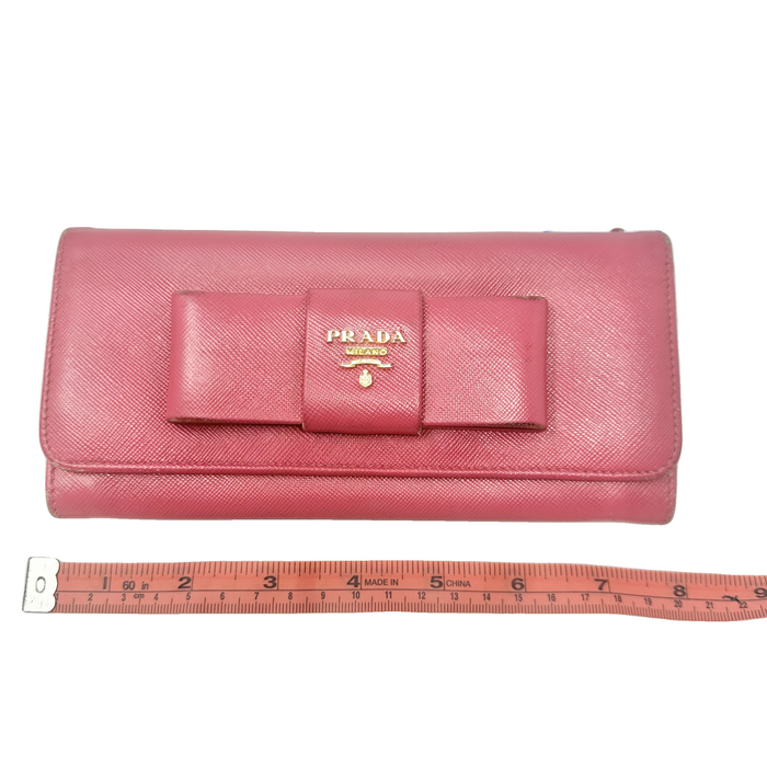 Wallet Luxury Designer By Prada, Size: Medium