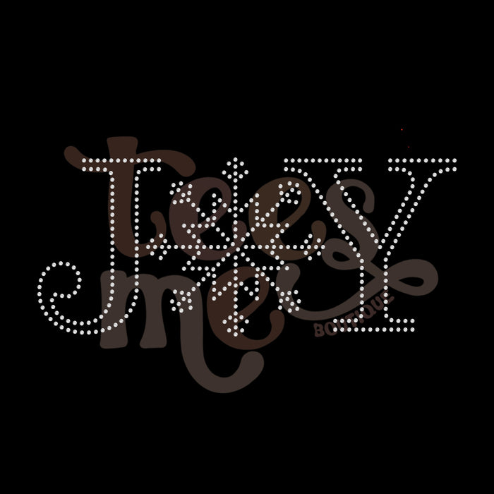 Winter Joy RHINESTONE TRANSFER