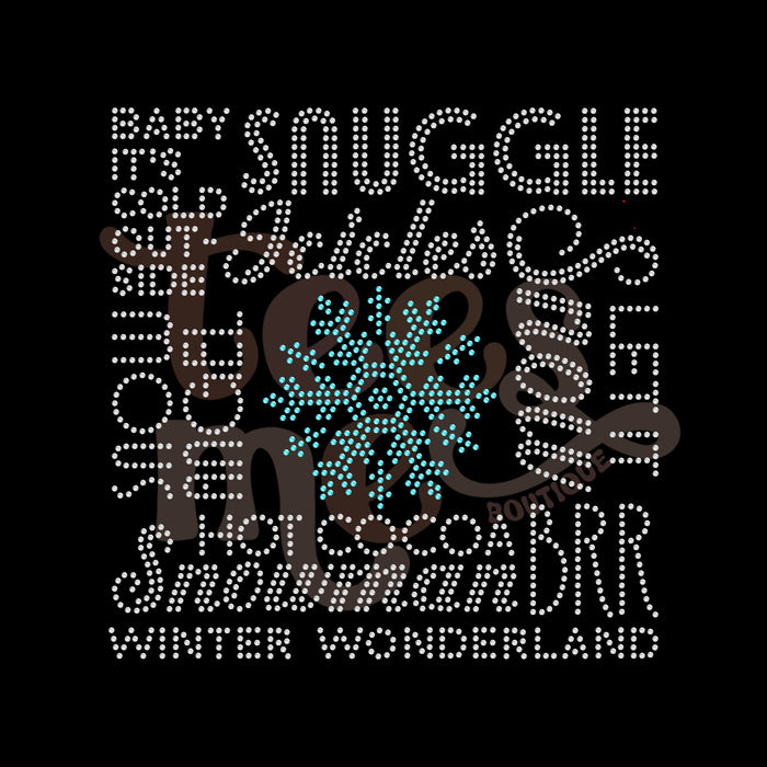 Winter Things RHINESTONE TRANSFER