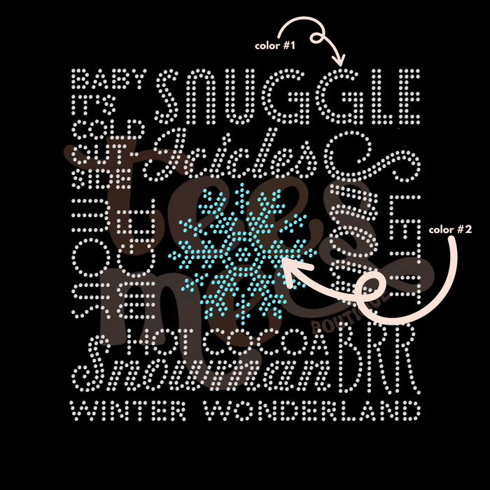 Winter Things SPANGLE TRANSFER