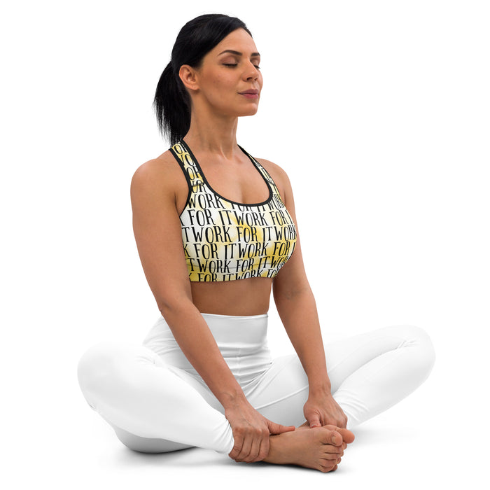 Work For It Padded Sports Bra - Bloom Seventy Seven