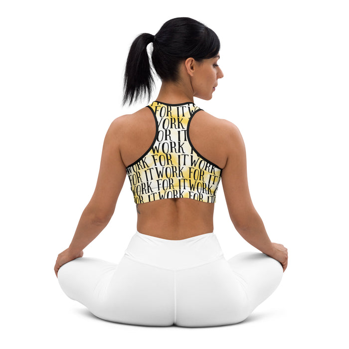 Work For It Padded Sports Bra - Bloom Seventy Seven