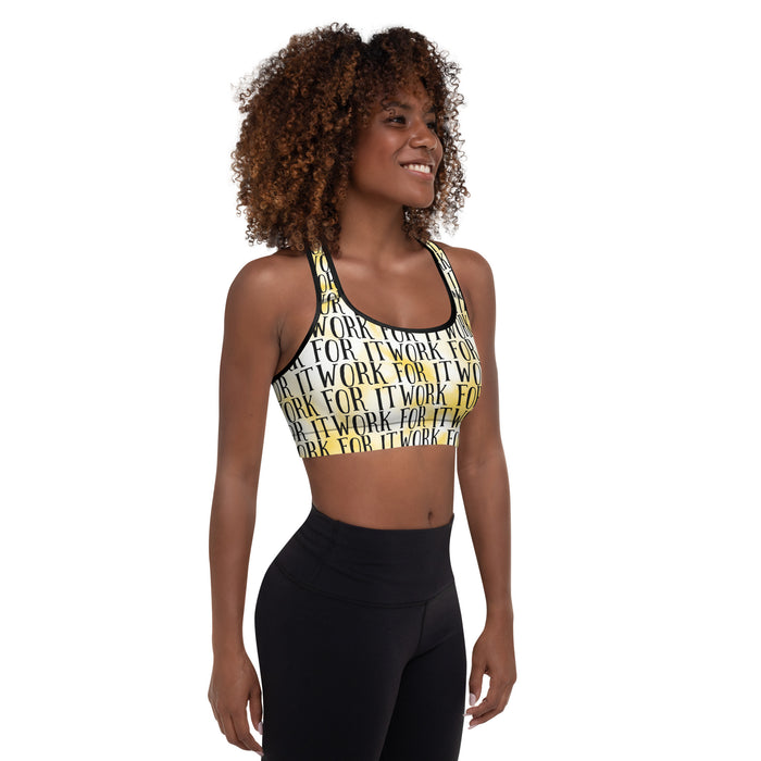 Work For It Padded Sports Bra - Bloom Seventy Seven