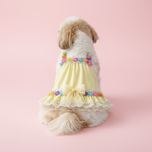 Yellow Flower Frock