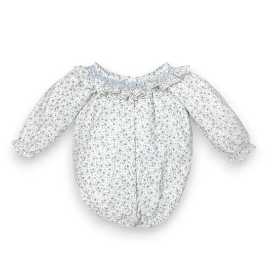Zuccini Dusty Blue Floral Bubble